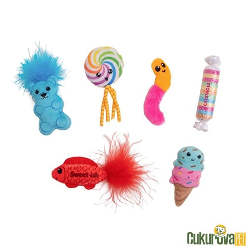 Catstages Kitty Sweet Treats Catnipli Kedi Oyuncağı 6 Adet