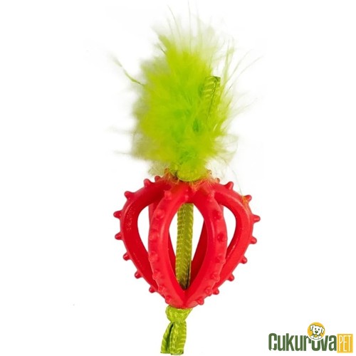 Catstages Strawberry Teether Çilek Diş Kaşıyıcı Kedi Oyuncağı 10 x 4.5 Cm