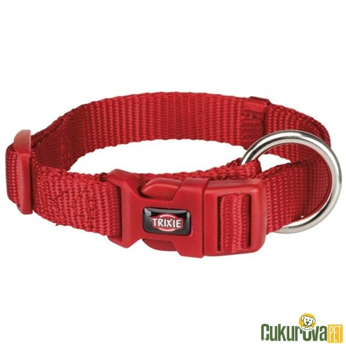 TRIXIE KÖPEK PREMIUM BOYUN TASMASI 35 - 55 CM x 20 MM - M - L - KIRMIZI 