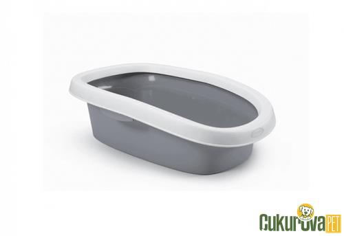 STEFANPLAST SPRINT 10 AÇIK KEDİ TUVALETİ - BEYAZ / GRİ