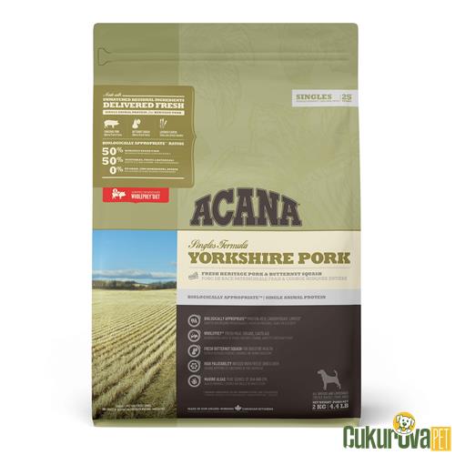 ACANA SINGLES YORKSHIRE PORK KÖPEK MAMASI 2 KG 