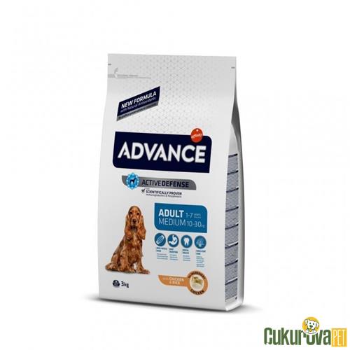 ADVANCE TAVUKLU ORTA IRK YETİŞKİN KÖPEK MAMASI 3 KG 