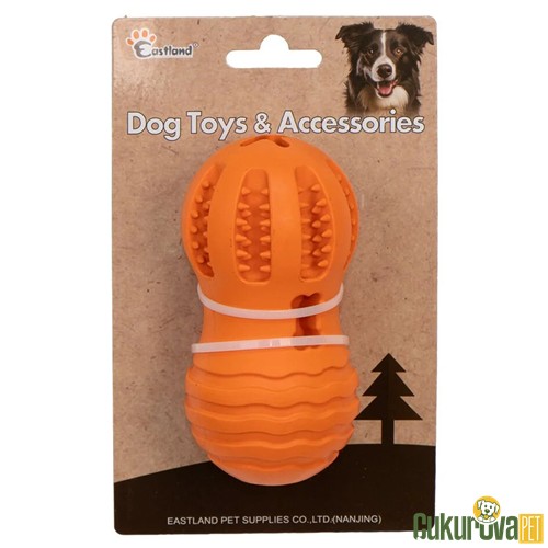 EASTLAND KÖPEK OYUNCAĞI ÖDÜL HAZNELİ KAUÇUK YER FISTIĞI 12.5 CM 