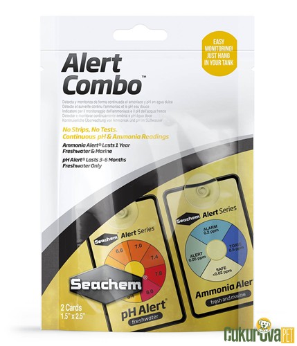 SEACHEM ALERT COMBO - AKVARYUM PH / AMONYAK ÖLÇER 