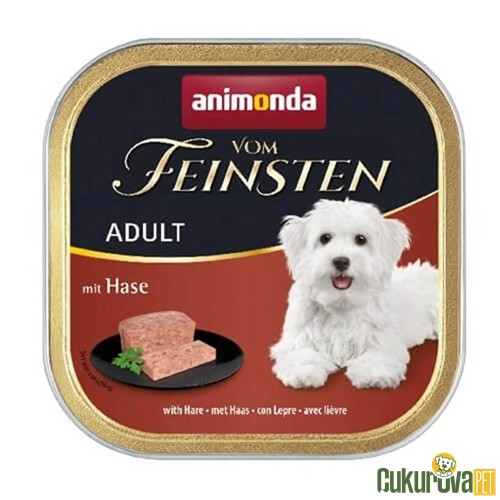ANIMONDA VOM FEINSTEN TAVŞAN ETLİ YETİŞKİN KÖPEK KONSERVESİ 150 GR