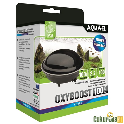 AQUAEL OXYBOOST AP - 100 PLUS TEK ÇIKIŞLI HAVA MOTORU 2.2 W