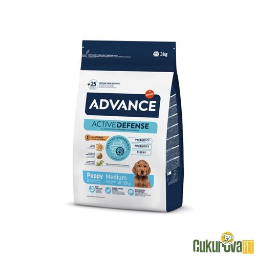 ADVANCE PUPPY MEDIUM TAVUKLU ORTA IRK YAVRU KÖPEK MAMASI 3 KG