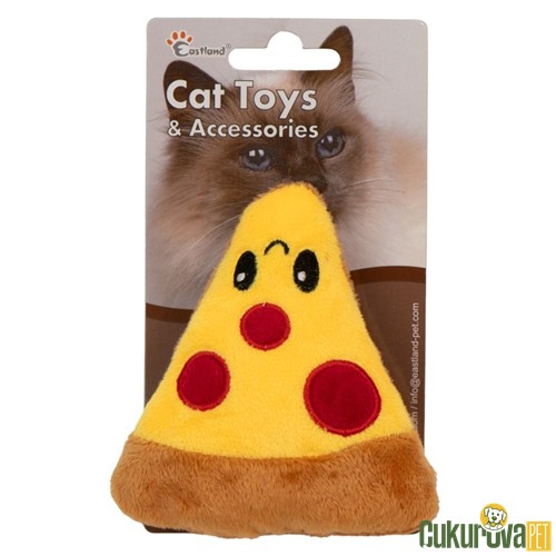 EASTLAND CATNIPLI HIŞIRTILI PELUŞ PİZZA 11 CM