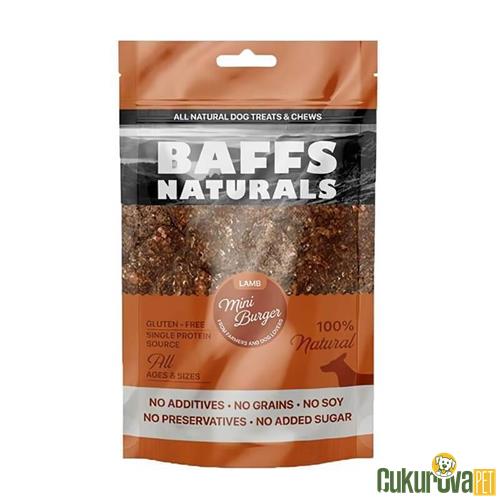 BAFFS NATURAL MINI BURGER KUZULU KÖPEK ÖDÜLÜ 100 GR