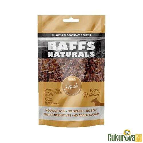 BAFFS NATURALS TAVUK BOYUN KÖPEK ÖDÜL MAMASI 100 GR