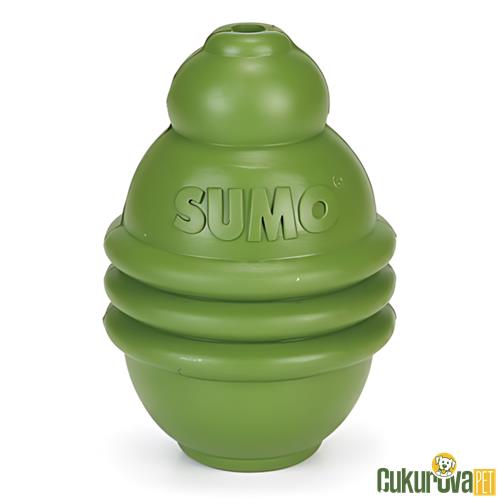 BEEZTEES SUMO PLAY KAUÇUK KÖPEK OYUNCAĞI YEŞİL 8 x 8 x 12 CM