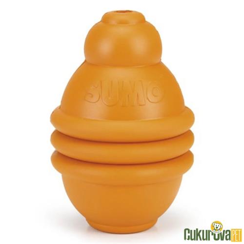 BEEZTEES SUMO PLAY DAYANIKLI DENTAL KÖPEK ÖDÜL OYUNCAĞI TURUNCU 10 x 10 x 15 CM
