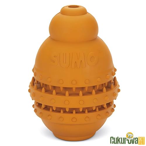 BEEZTEES SUMO PLAY DENTAL DOG TOY ORANGE KÖPEK OYUNCAĞI - 10 x 10 x 15 CM