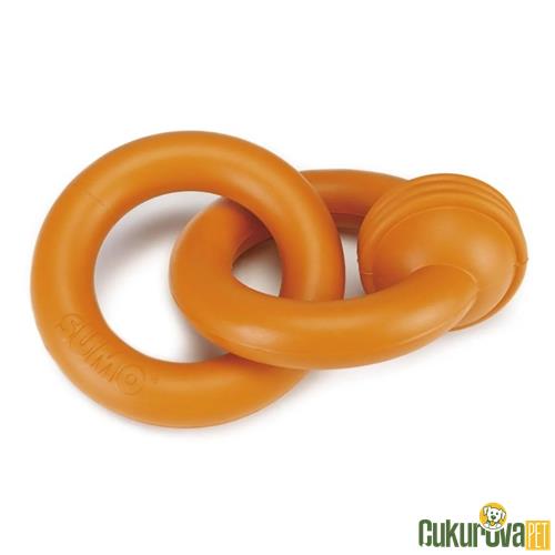 BEEZTEES SUMO DAYANIKLI KÖPEK DENTAL OYUNCAK TURUNCU 24 x 15 x 7.5 CM