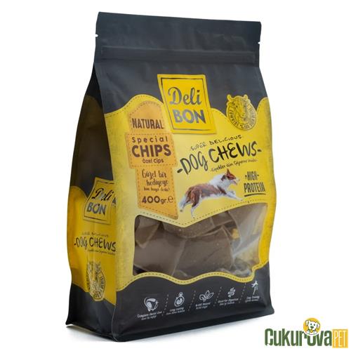 DELİBON BLOK TORBA CİPS 400 GR - NATURAL 