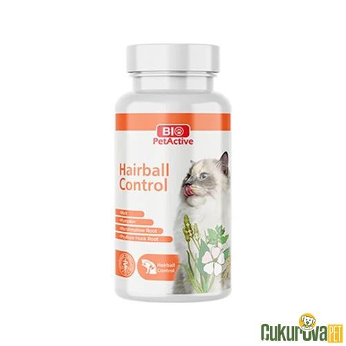 BIO PET ACTIVE HAIRBALL CONTROL TÜY YUMAĞI ÖNLEYİCİ KEDİ TABLETİ 90 TABLET 