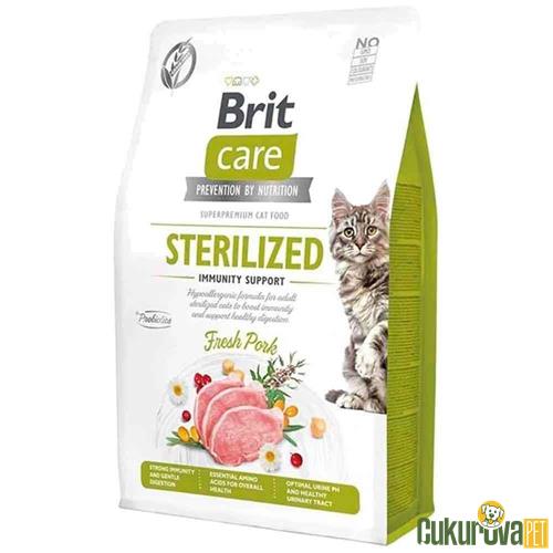 BRIT CARE IMMUNITY SUPPORT DOMUZ ETLİ KISIRLAŞTIRILMIŞ KEDİ MAMASI 7 KG