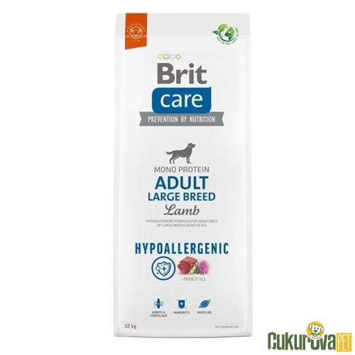 BRIT CARE HYPO - ALLERGENIC MONO PROTEİN KUZULU BÜYÜK IRK YETİŞKİN KÖPEK MAMASI 12 KG
