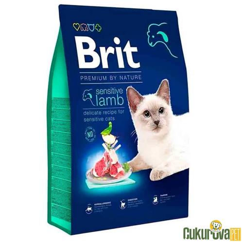 BRIT PREMIUM BY NATURE HYPO - ALLERGENIC SENSITIVE KUZU ETLİ YETİŞKİN KEDİ MAMASI 8 KG