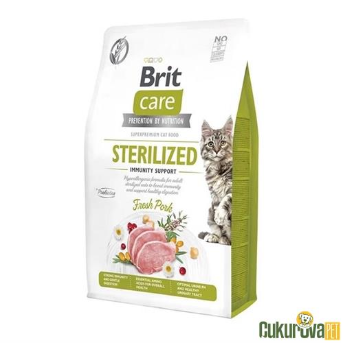 BRIT CARE IMMUNITY SUPPORT DOMUZ ETLİ TAHILSIZ KISIRLAŞTIRILMIŞ KEDİ MAMASI 2 KG