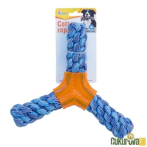 EASTLAND İPTEN BUMERANG KÖPEK OYUNCAĞI 26 CM