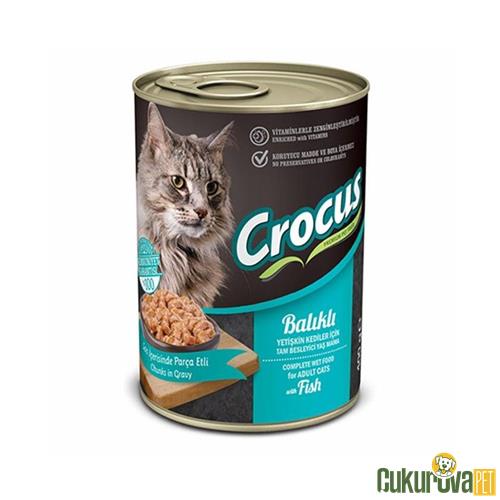 CROCUS SOS İÇİNDE TON BALIKLI YETİŞKİN KEDİ KONSERVESİ 400 GR 