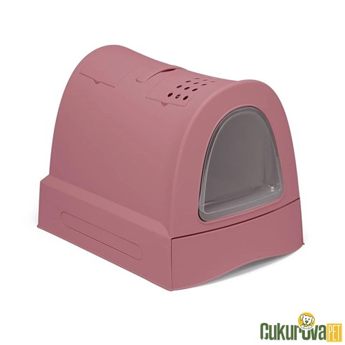 Imac Zuma Çekmeceli· Kapalı Kedi· Tuvaleti - Pembe