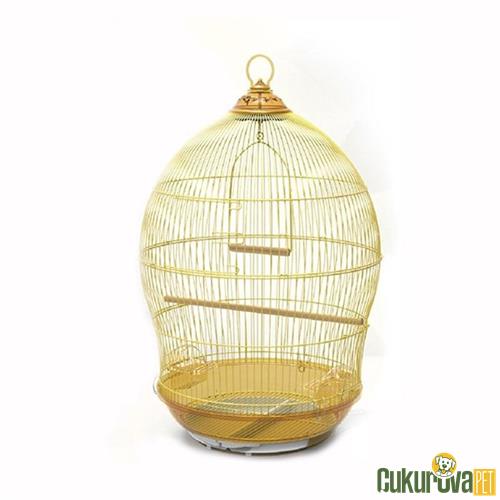 DAYANG KUBBE PİRİNÇ KUŞ KAFESİ 48.5 x 48.5 x 76 CM 