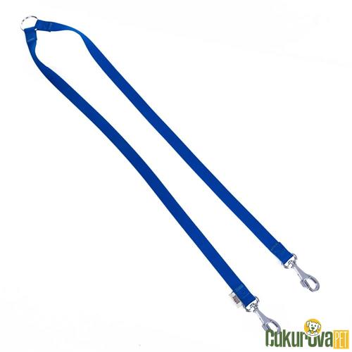 DOGGIE DOKUMADAN EL YAPIMI KÖPEK GEZDİRME APARATI M - 2 x 70 - 70 CM - ROYAL MAVİ