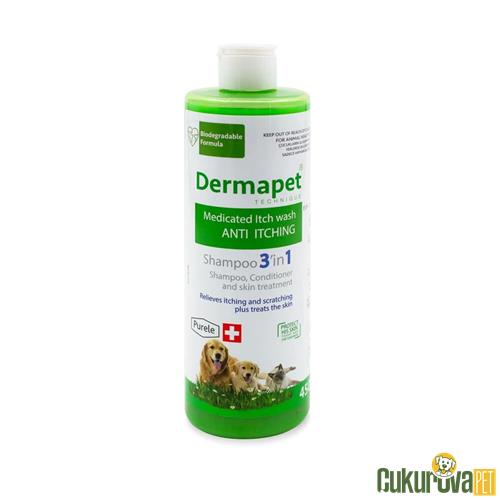 PURELE DERMAPET KEDİ VE KÖPEK İÇİN DERMETOLOJİK ETKİLİ KREMLİ ŞAMPUAN 450 ML