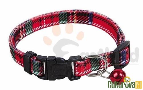 EASTLAND ZİLLİ KEDİ BOYUN TASMASI 10 MM x 25 - 35 CM - KARIŞIK RENKLİ 
