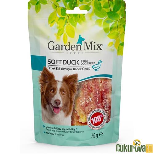 GARDENMIX ÖRDEK ETLİ YUMUŞAK KÖPEK ÖDÜLÜ 75 GR