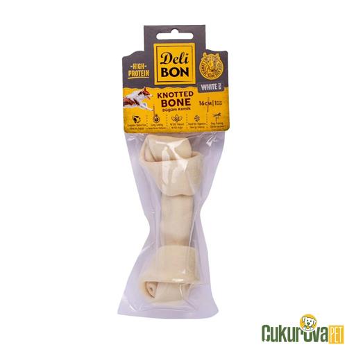 DELİBON EL ÖRGÜSÜ DÜĞÜM 16 CM - BEYAZ 