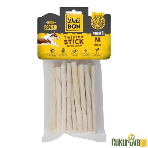 DELİBON BURGU EKO KALIN 25 ADET - BEYAZ 