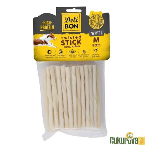 DELİBON BURGU EKO KALIN 50 ADET - BEYAZ