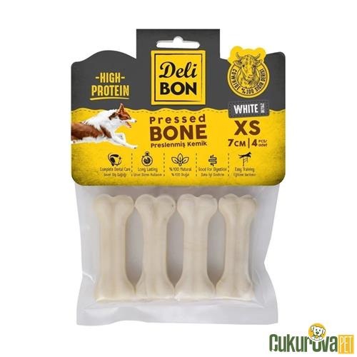 DELİBON KEMİK EKO 4'LÜ - 7 CM BEYAZ 