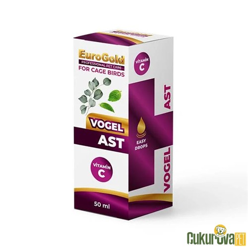 EUROGOLD VOGEL AST KUŞLAR İÇİN SOLUNUM GÜÇLENDİRİCİ DAMLA 50 ML