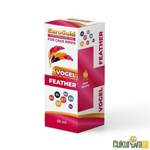 EUROGOLD VOGEL FEATHER KUŞLAR İÇİN TÜY BAKIM DESTEKLEYİCİ DAMLA 50 ML