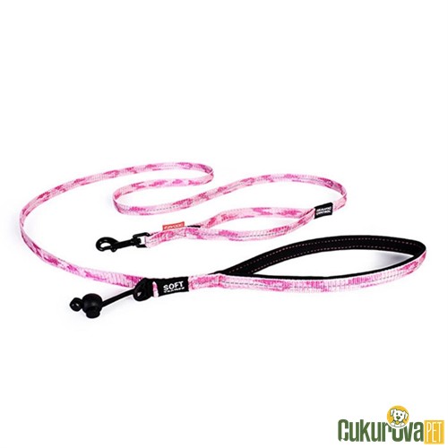 EZYDOG KÖPEK GEZDİRME KAYIŞI LEASHES TRAINER SOFT - PEMBE KAMUFLAJ 