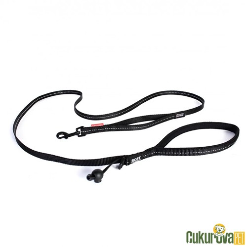 EZYDOG KÖPEK GEZDİRME KAYIŞI LEASHES TRAINER SOFT 181 CM - SİYAH