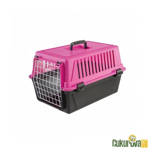 FERPLAST ATLAS 10 PLASTİK KEDİ & KÖPEK TAŞIMA ÇANTASI FUŞYA - 32 x 48 x 29 CM 