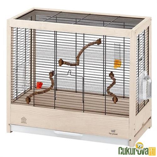 FERPLAST CAGE GIULETTA 5 KUŞ KAFESİ SİYAH 69 x 34.5 x 58 CM