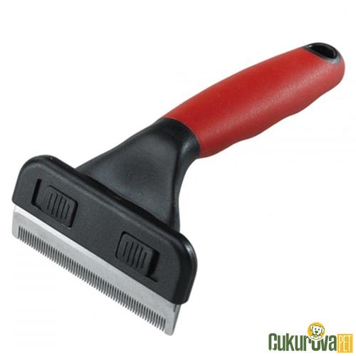 FERPLAST GRO PLASTİK SAPLI KEDİ VE KÖPEK TÜY TOPLAMA TARAĞI 13 x 6.8 CM