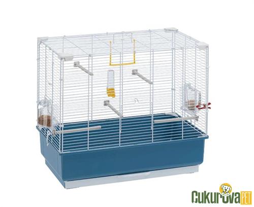 FERPLAST REKORD PIANO 4 KUŞ KAFESİ SİYAH 59 x 33 x  55 CM