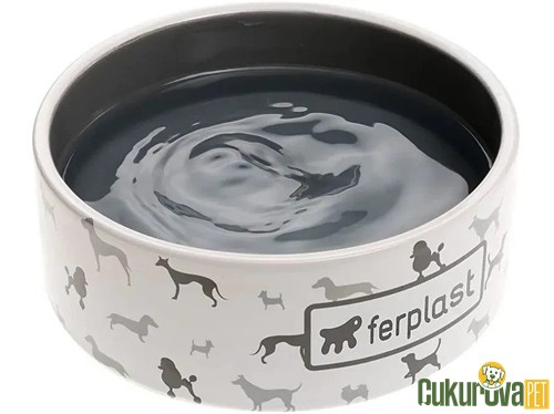 FERPLAST KEDİ & KÖPEK JUNO SERMAİK MAMA & SU KABI M - 700 ML 