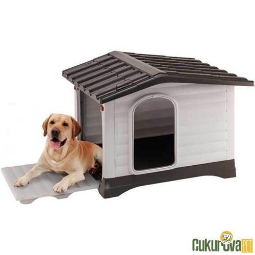 FERPLAST DOG VİLLA 90 PLASTİK KÖPEK KULÜBESİ 