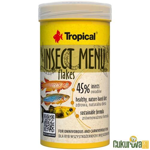 TROPICAL INSECT MENU FLAKES 100 ML - 20 GR