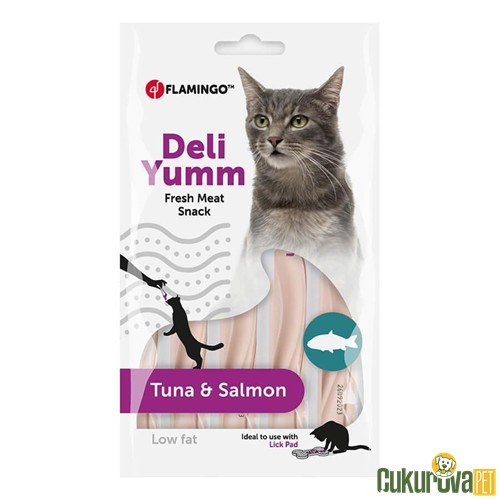 FLAMINGO DELİ YUMM TUNA VE SOMONLU LİKİT KEDİ ÖDÜLÜ 90 GR