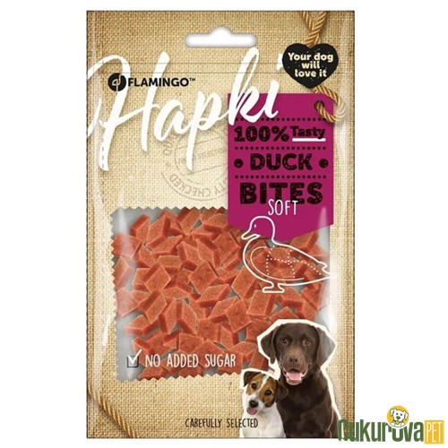 FLAMINGO ÖRDEKLİ YUMUŞAK KÖPEK ÖDÜL MAMASI 85 GR