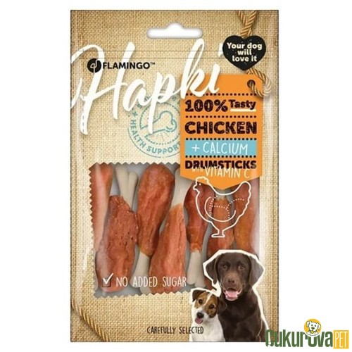 FLAMINGO HAPKI KALSİYUMLU TAVUK BUT ŞEKLİNDE KÖPEK ÖDÜL MAMASI 85 GR